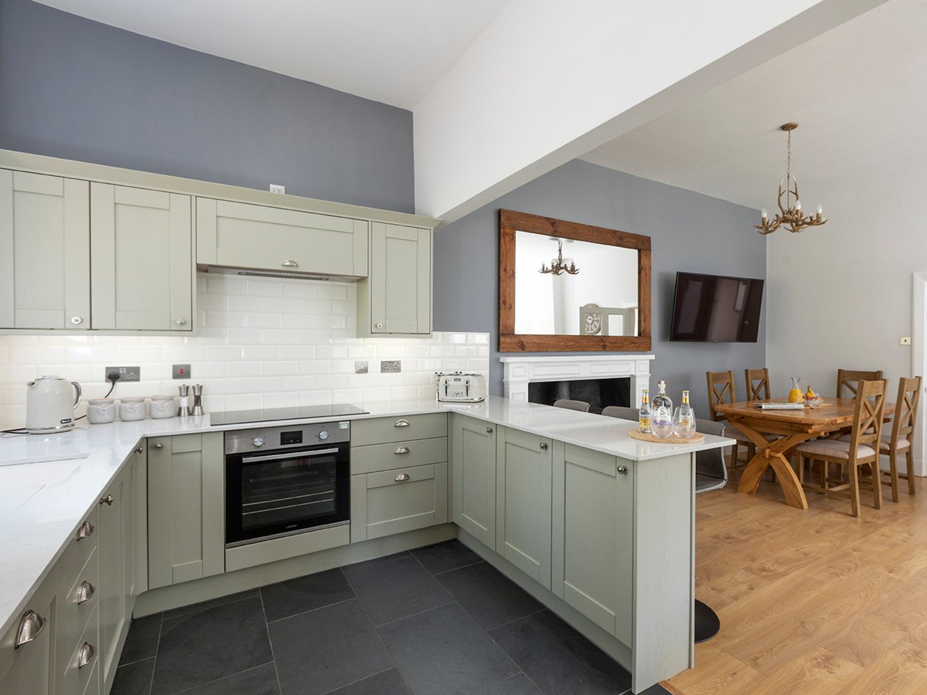 Kitchen and Dining Area Laundry Cottage Kitchen and Dining Area